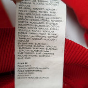 Sweat PUMA Homme L Rouge Noir Blanc Col Rond Sport Logo Vintage