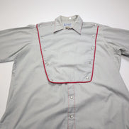 Chemise Rockmount USA L Western Ranch Wear Vintage Rare Denver Gris