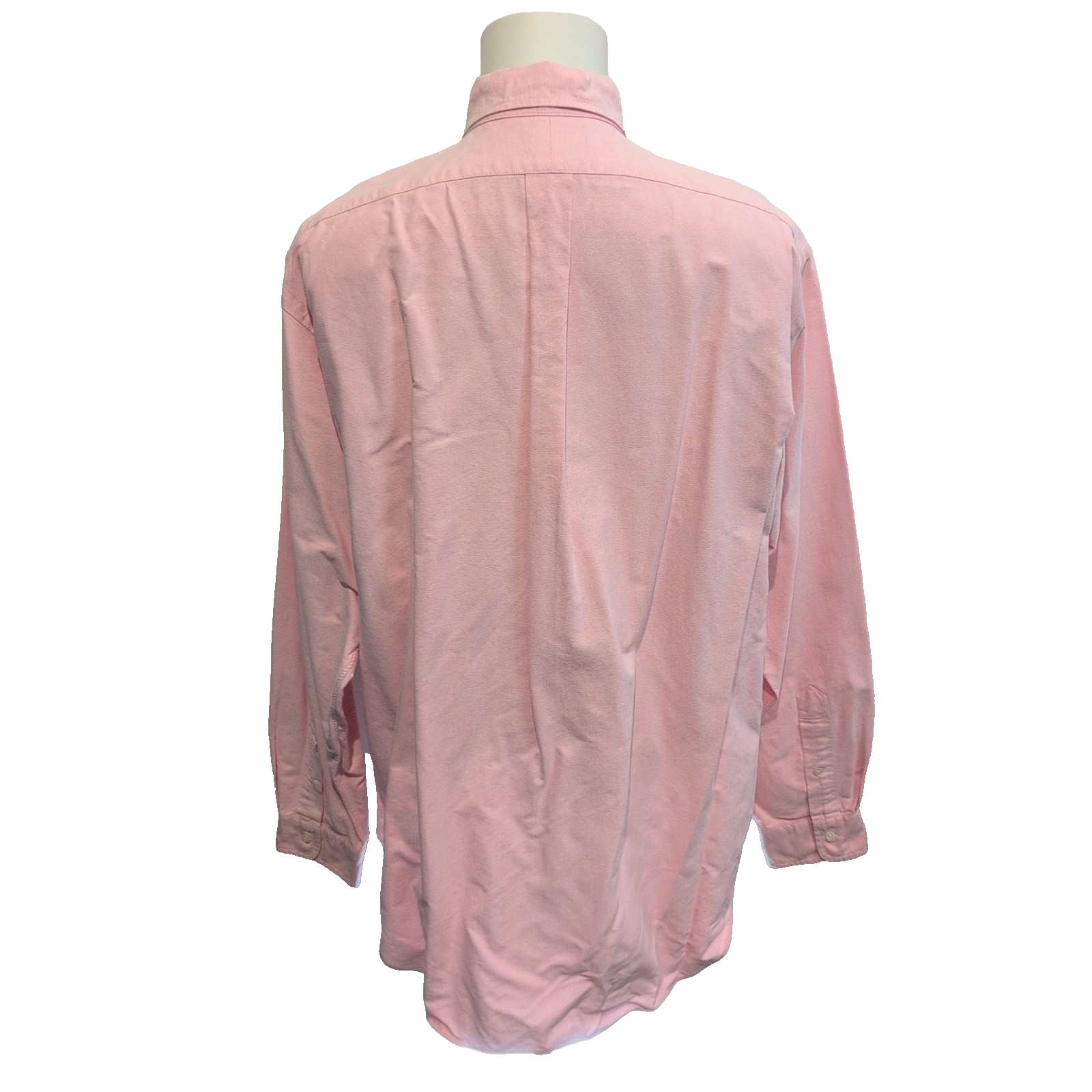 Chemise Ralph Lauren Yarmouth XL Rose Oxford Shirt Button Down Logo Marron