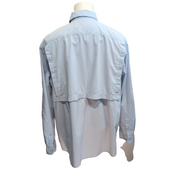 Chemise Carhartt Force Relaxed Fit XL Bleu uni 5 Poches Ventilée manches rétract