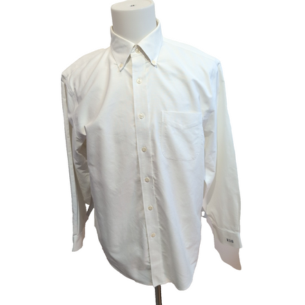 Chemise L.L. BEAN Homme L Blanche Manches Longues Wrinkle Resistant