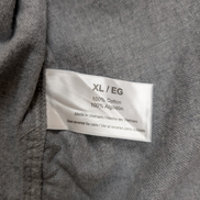 EDDIE BAUER Flanelle Grise XL Classique EE VINTAGE 100% Coton | 323S