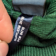 Pull Fin Polo Ralph Lauren Vert Col V Taille XL 100% Coton Pima | 542WSR