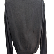 Pull Tommy Hilfiger Homme Col V Noir Coton et Cachemire - Taille XXL