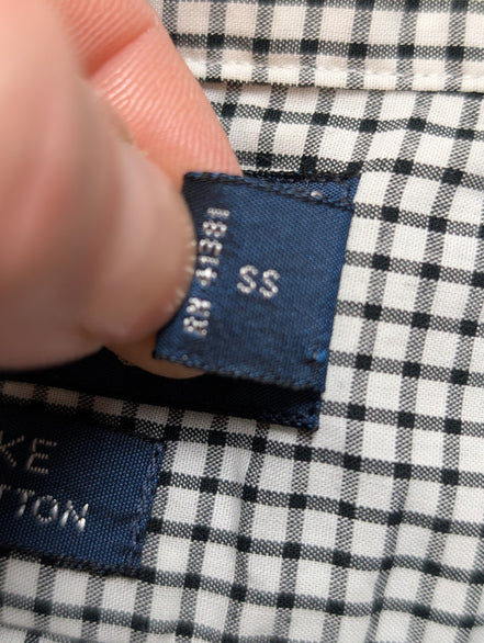 Chemise Ralph Lauren Blake L Noir Blanc Petits Carreaux Shirt Button Down