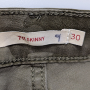 Pantalon Levi's 711 Skinny Stretch Femme Camouflage Armée T40 W29 Militaire