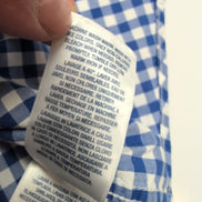 Chemise Ralph Lauren Garçon Junior XL 18/20 Carreaux Bleu Logo Rose