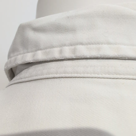 Chemise Ralph Lauren XL Vintage Blanche Coton Lourd Logo Bleu
