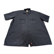 Chemise Dickies bleu marine uni manches courtes taille XXL  2 poches Homme