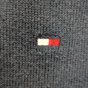 Pull Tommy Hilfiger - Col V - Bleu Marine - Premium Cotton - Taille M