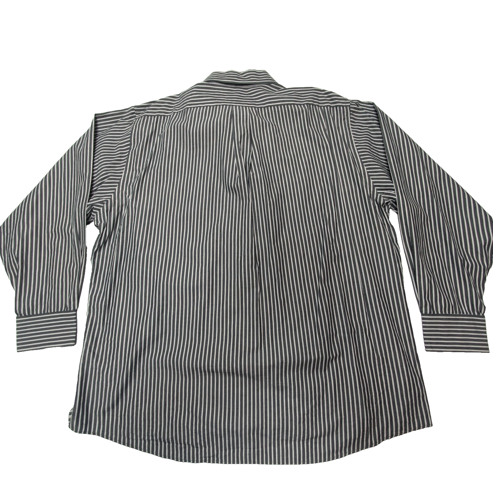 Chemise CHAPS grise à rayures blanches taille XL/XXL #68e