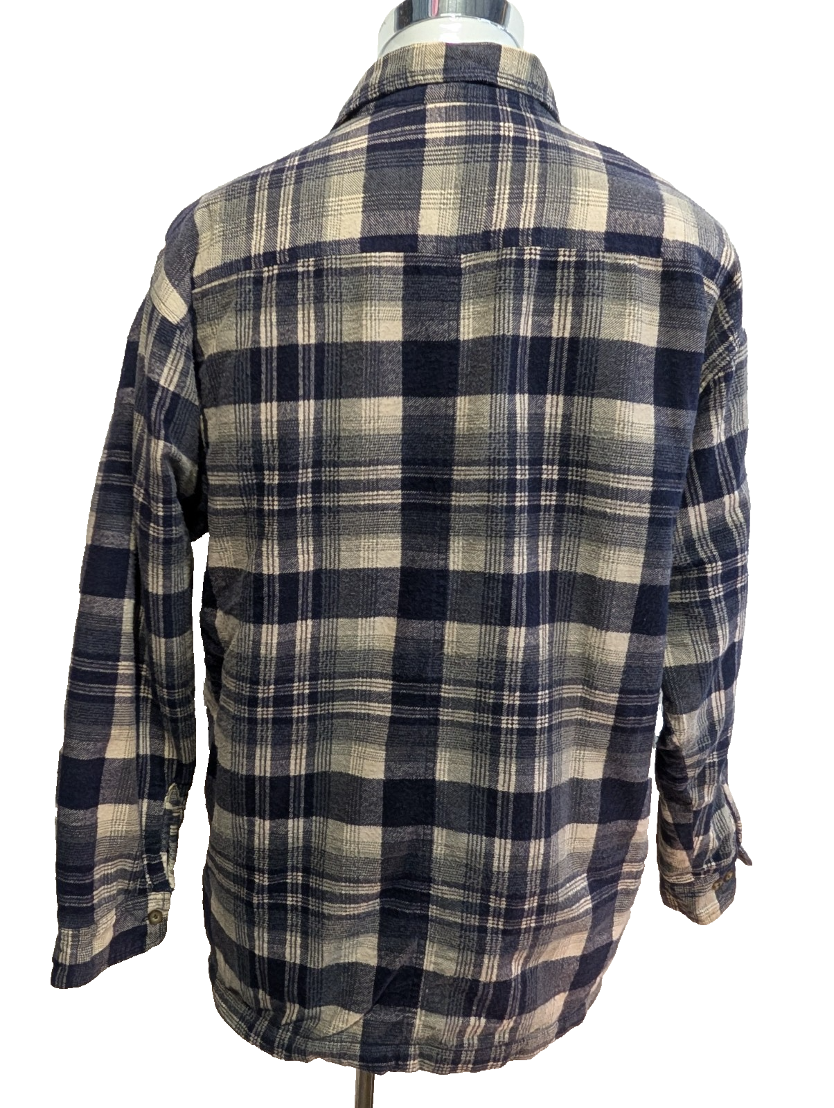 Sierra Pacific Surchemise Flanelle Matelassée T.L Veste Carreau Bleu |245S