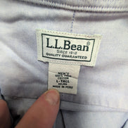 Chemise L.L. Bean lila uni taille L #164e