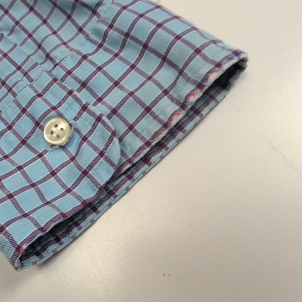 Chemise Ralph Lauren XXL Bleu Bordeaux Classic Fit Button Down Shirt