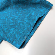 Chemise Wrangler Manches Courtes Bleu Ciel à Poches Motif Paisley Taille L