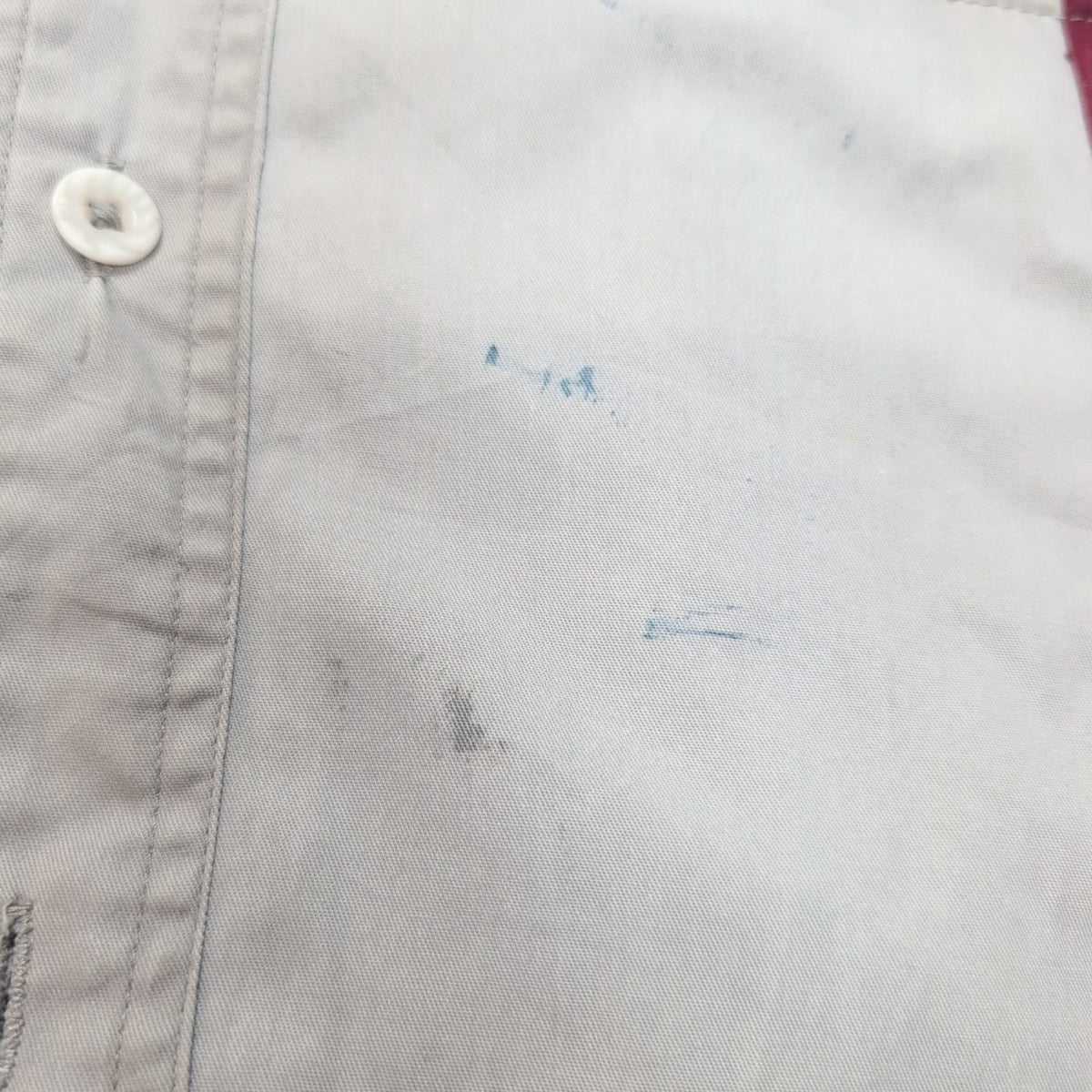 Chemise Harley Davidson 2XL Grise Manches courtes Ventilée Tête de Mort 2 Poches