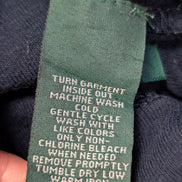 Pull LAUREN Jeans Co Ralph Lauren XL marine rayures violet écusson brodé