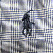 Chemise Ralph Lauren Yarmouth M/L Carreaux Bleu Button Down Shirt Coton