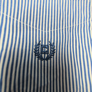 Chemise CHAPS à rayures bleues taille L #111e