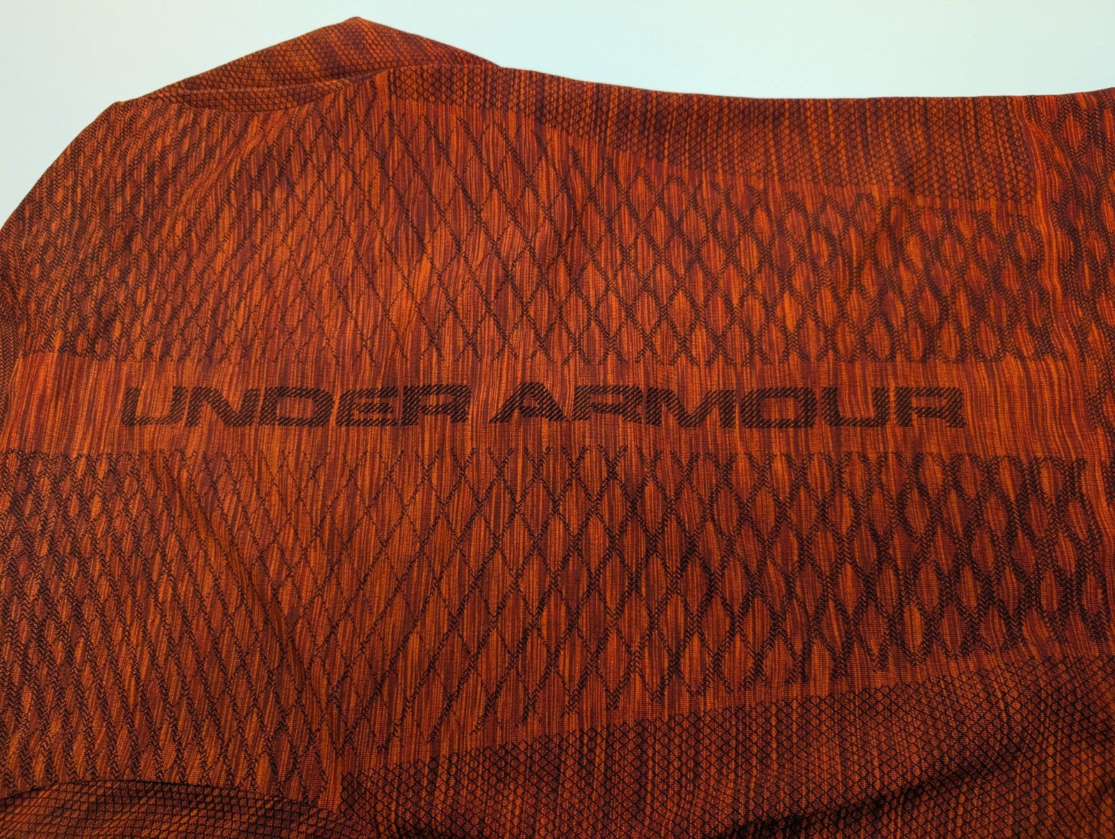 Maillot Gardien de But Under Armour Soccer Homme Orange Ambre & Noir Taille M