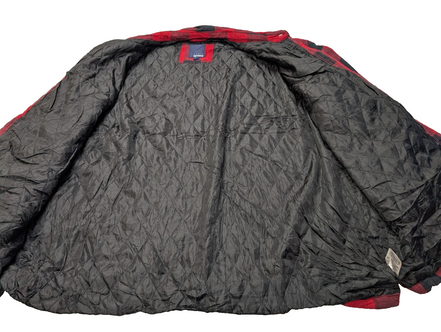 Surchemise Veste Matelassée Flanelle ROUGE NOIR BASIC EDITIONS 3XL |264S