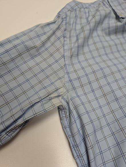 🦈 CHEMISE PAUL & SHARK Yachting Carreau Bleu S TG Homme 100% Coton
