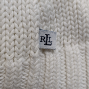 Gilet Zippé Lauren Ralph Lauren Femme Blanc 100% Coton à Capuche Taille L