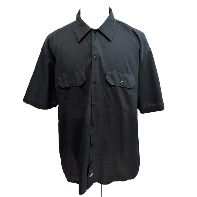 Chemise Dickies manches courtes XLTG Noir Workwear Double Poche