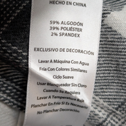 🌲 EDDIE BAUER L Flanelle Coton Stretch Carreaux Gris |297S