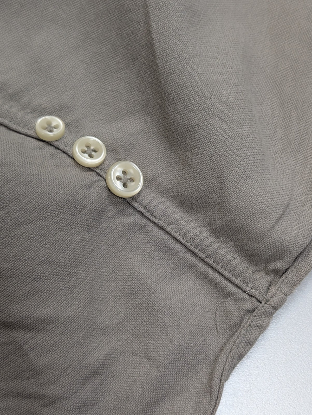 Chemise Ralph Lauren M Crème Ivoire Shirt Button Down Coton Manches Longues 3141