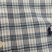 Chemise Ralph Lauren Classic Fit Homme M Vintage Bleu Carreaux Manches Courtes