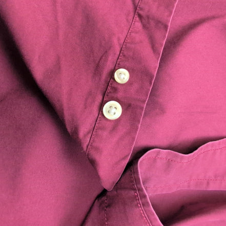 Chemise Tommy Hilfiger Bordeaux Manches Longues 1 Poche - Taille M