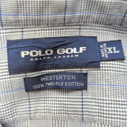Chemise Ralph Lauren Polo Golf XL Westerton Vintage Carreaux Logo Bleu