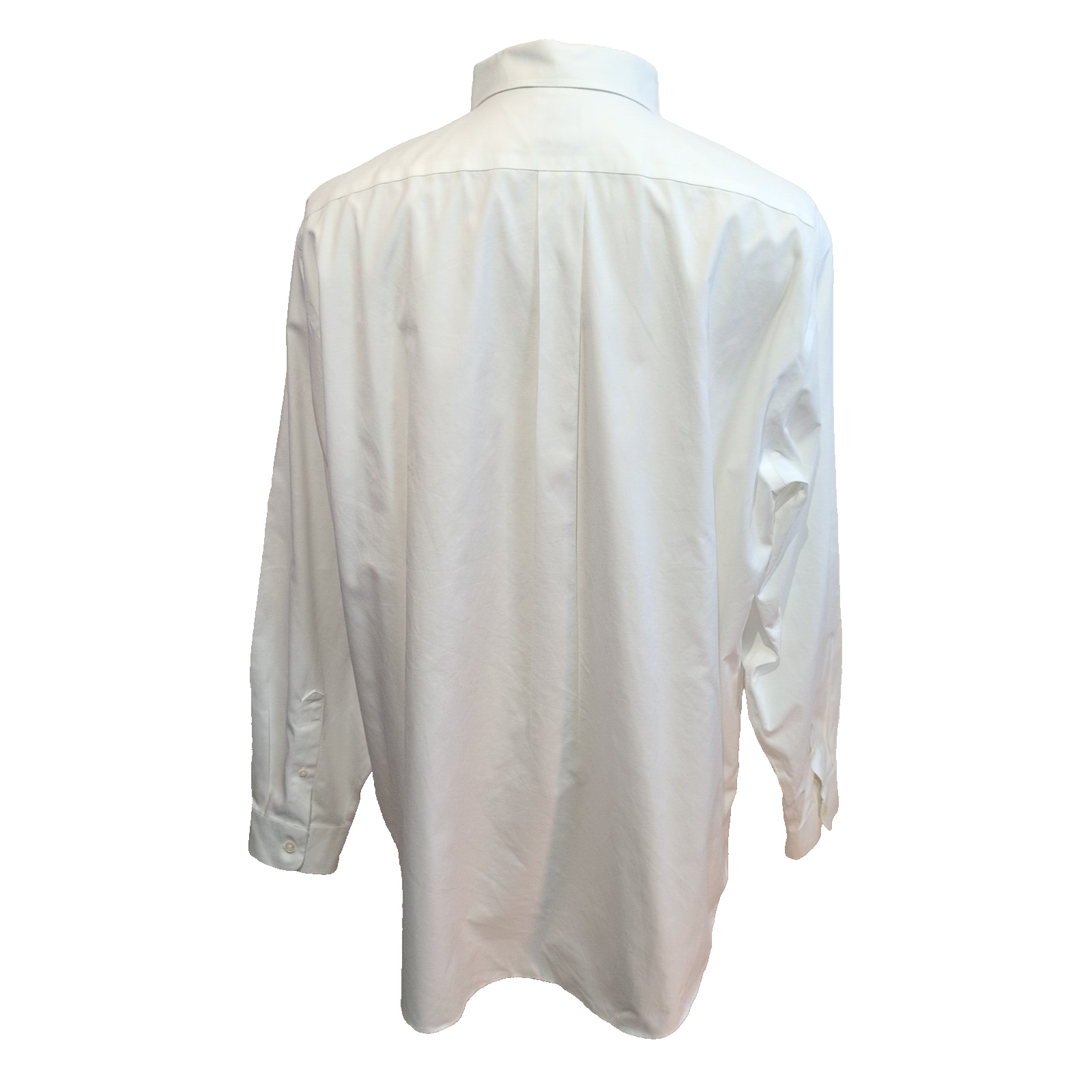 Chemise L.L. BEAN Homme XL/XXL Blanche Manches Longues Coton Supérieur