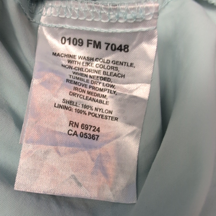 Chemise Columbia PFG nylon verte pastel uni poches manches longues taille M