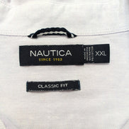 Chemise Nautica Classic Fit XXL Lilas Ramie (Lin) Coton Manches Courtes