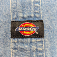 Chemise Dickies L Jean Bleu 100% Coton Poche Logo Manches Longues