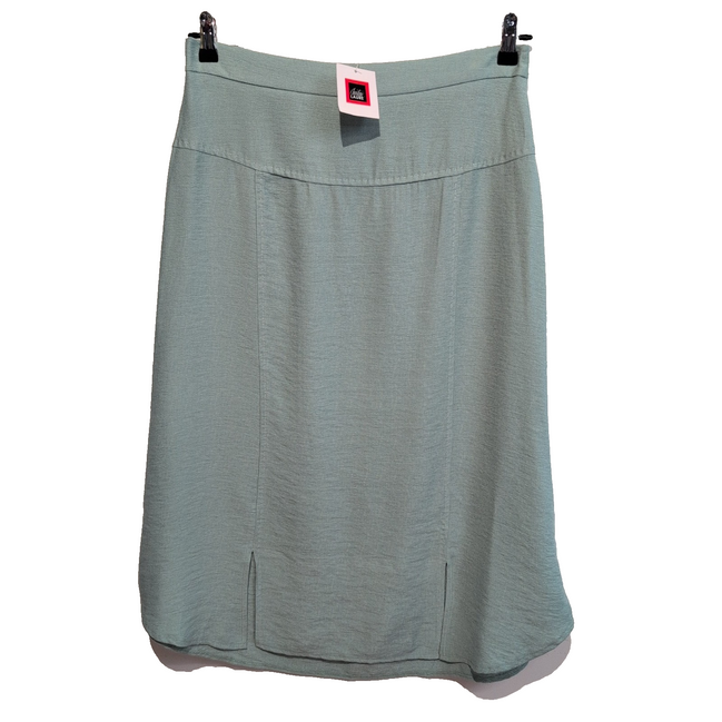 Jupe Femme Taille XL (T2) Christine Laure Vert Clair Viscose Neuve Étiquette