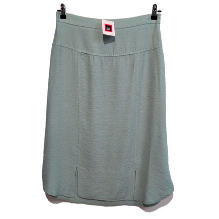 Jupe Femme Taille XL (T2) Christine Laure Vert Clair Viscose Neuve Étiquette