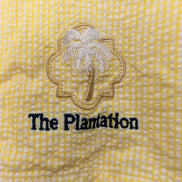 Chemise Ralph Lauren Classic Fit XL Jaune Carreaux Palmier Brodé manches courtes