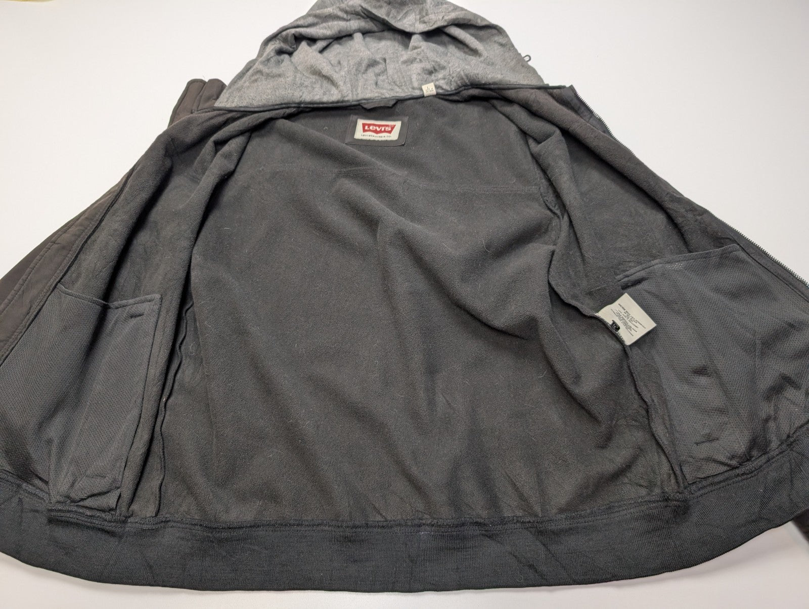 Levi's Blouson Veste Polaire Imperméable Marron Foncé L TBE | 287BSR