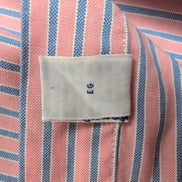 Chemise Ralph Lauren Yarmouth XL rose rayures logo marron coton