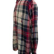 CHEMISE NAUTICA FLANELLE XL ROUGE VERTE Carreaux VINTAGE Lumberjack