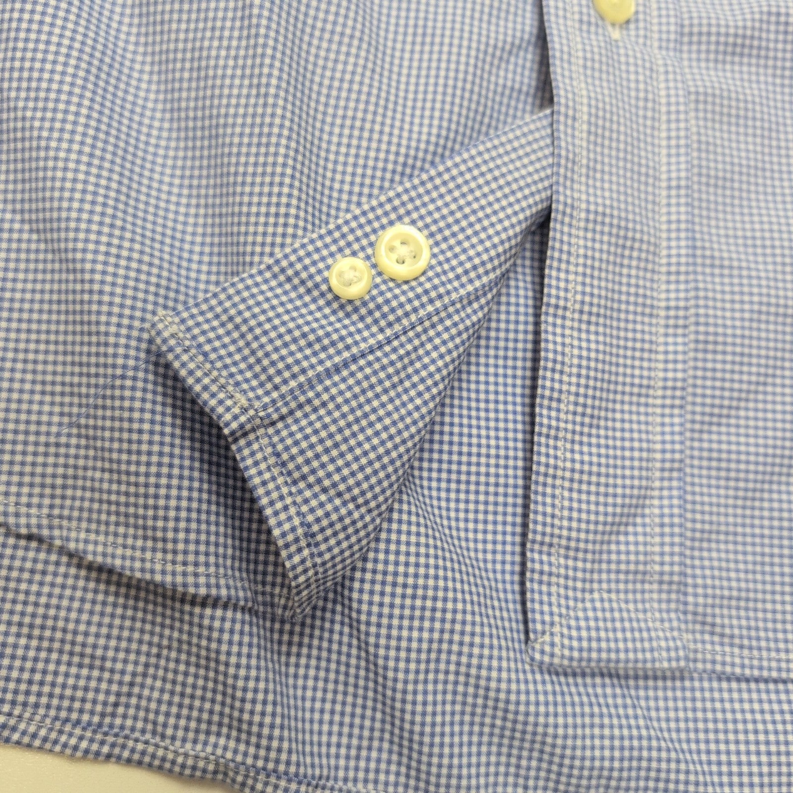 Chemise Ralph Lauren Slim Fit Enfant 18 Ans XL 165/84A Bleue Carreaux Coton