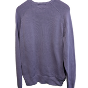 Pull Polo by Ralph Lauren col rond lilas violet logo multicolore coton L