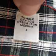 Chemise Ralph Lauren manches longues kaki à carreaux taille L #2811 18chfl