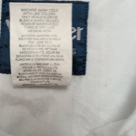 Chemise WRANGLER Homme XL Blanche Western Satinée Manches Longues Poches