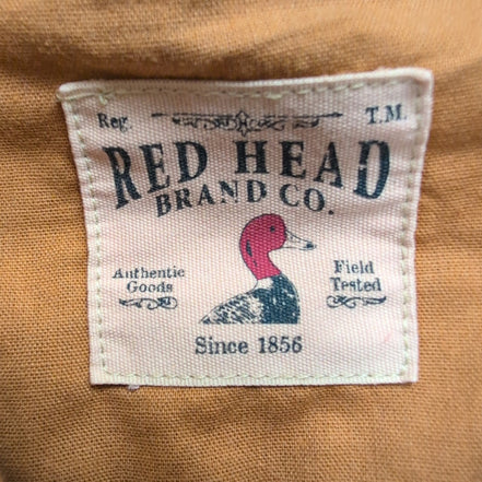 Chemise Red Head Workwear Orange Marron Vintage Manches Longues XL XXL