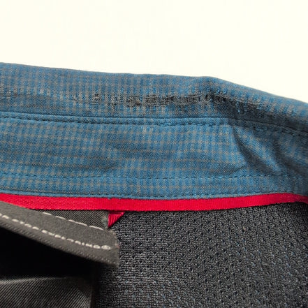 Chemise The North Face modèle technique modal bleu carreaux poche zippée XXL