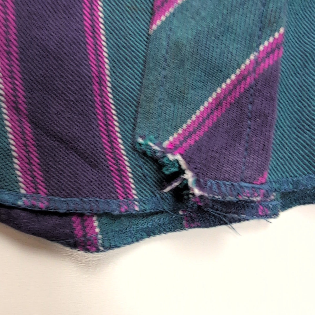 Chemise Wrangler Western Vintage M Vert Violet Pression Cowboy